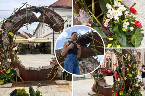 slovo č instalacija Čakovec