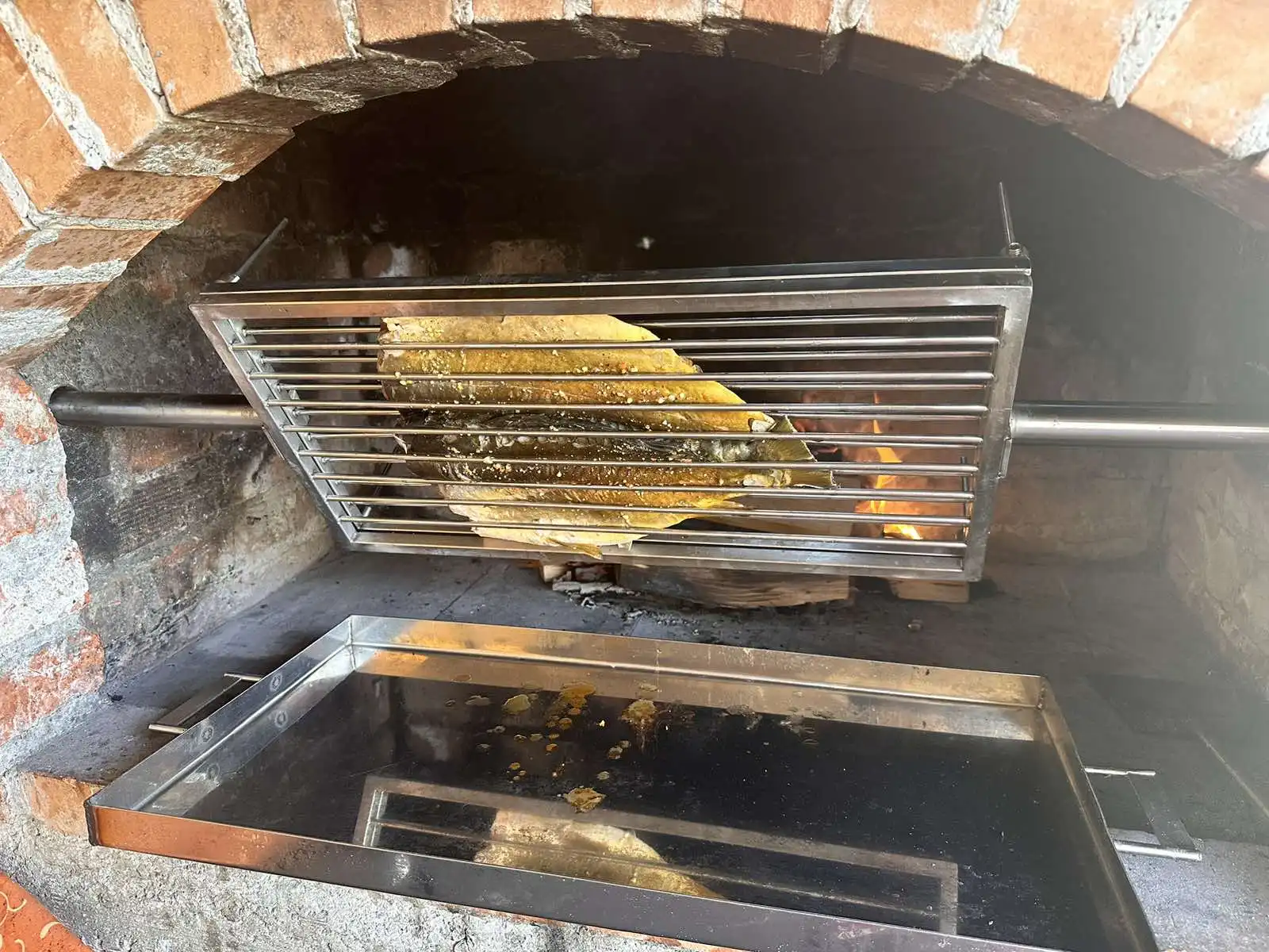 riba na ražnju riba na ražnju