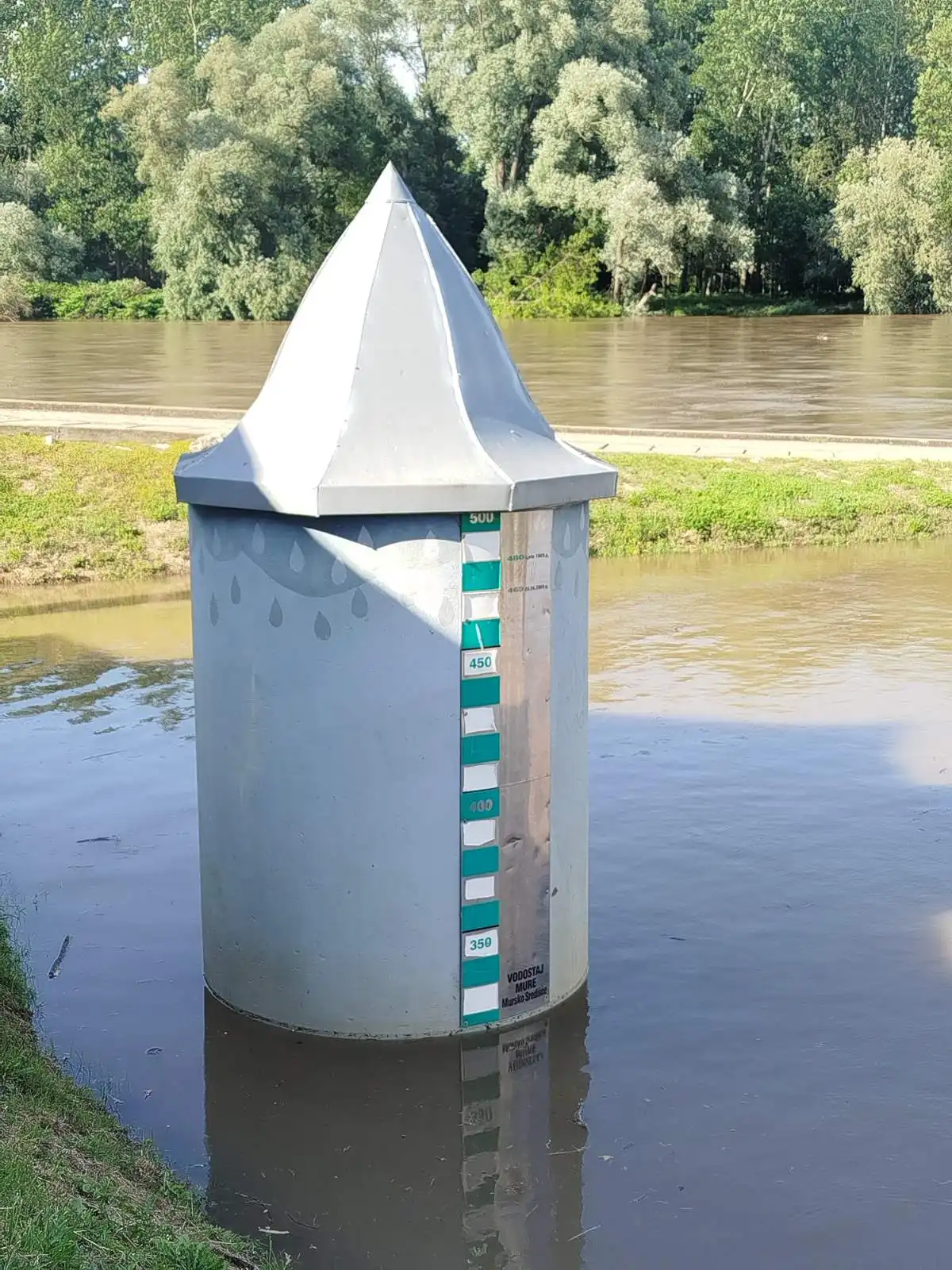 rijeka Mura,  vodostaj 315