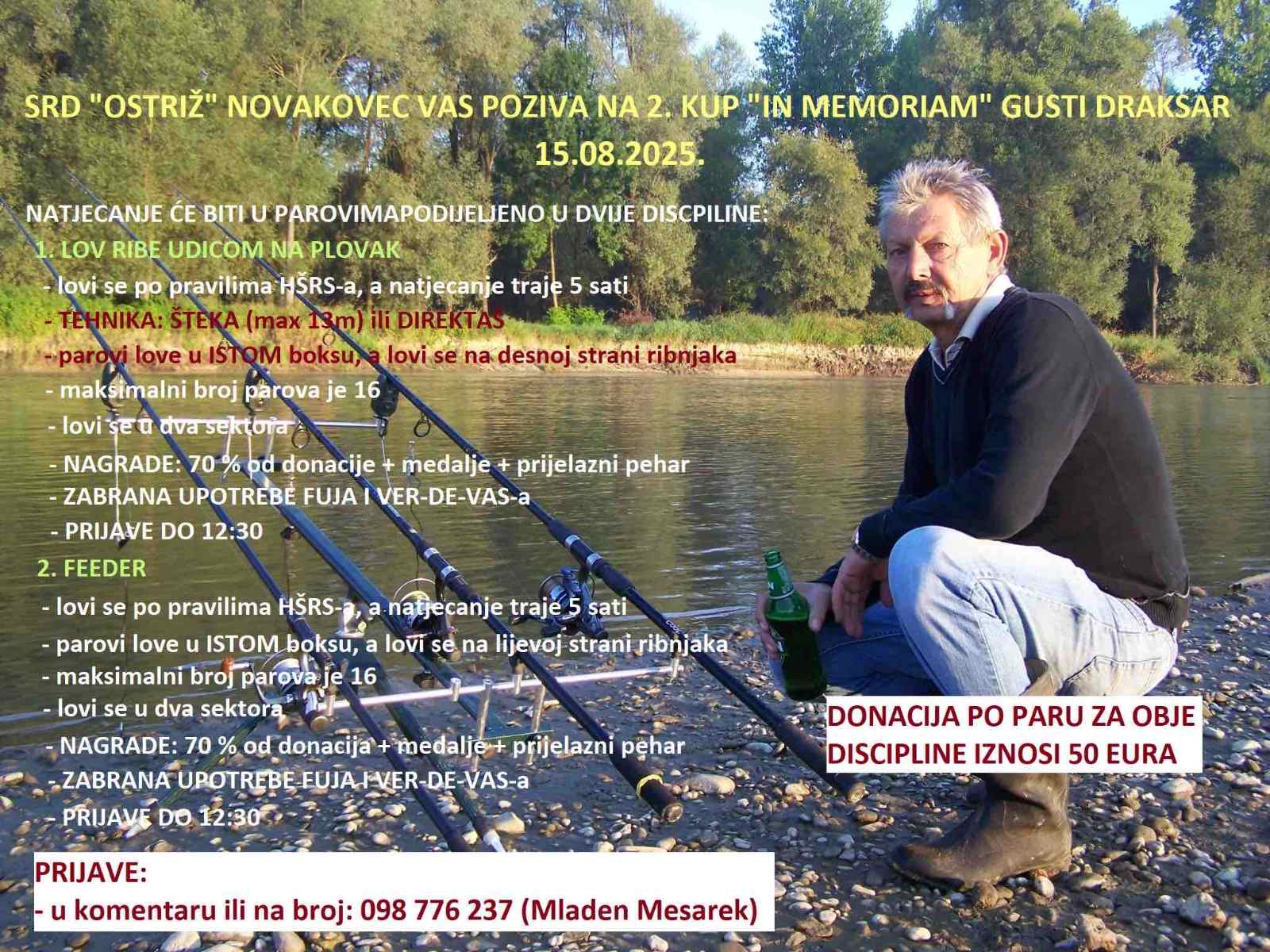 ribički kup in memoriam gusti draksar