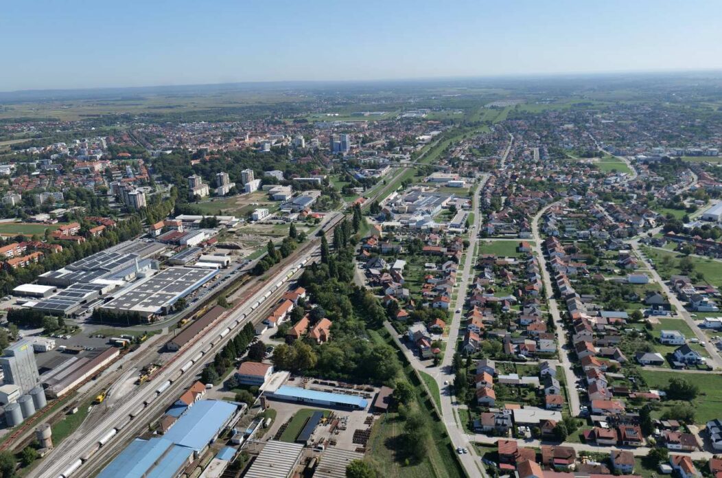 Čakovec iz zraka Čakovec iz zraka