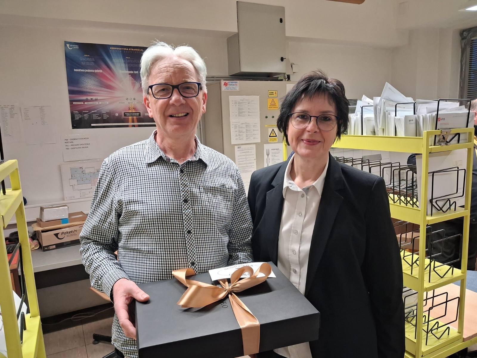 poštar Goran Treska 60. rođendan