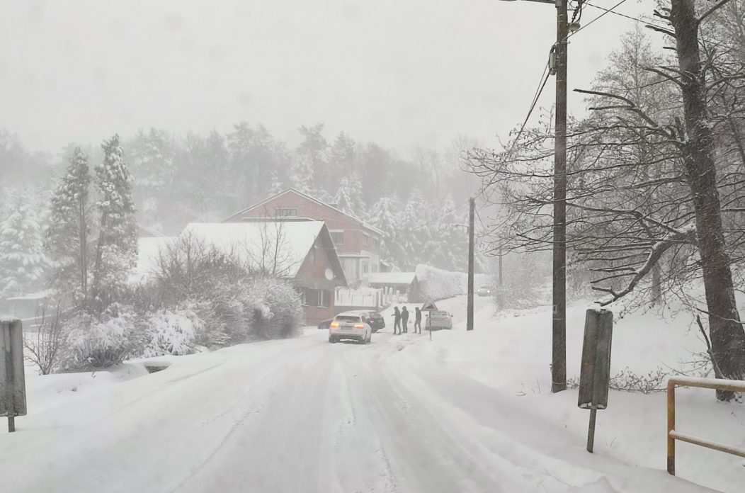 snijeg na cestama Slakovec snijeg na cestama Slakovec