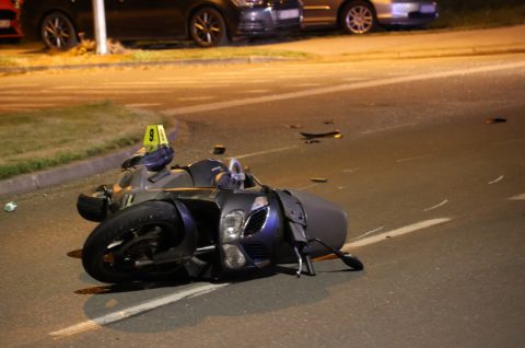 Mala Subotica prometna nesreća  skuter motociklist Haix