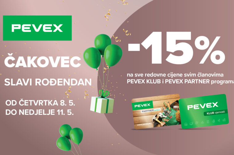 Pevex rođendan