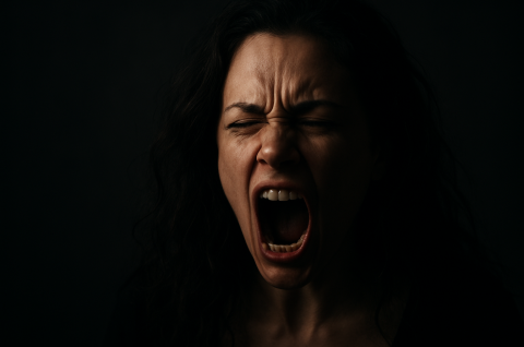 vrijeđanje, žena, prijetnja, ljutnja, ljuta žena