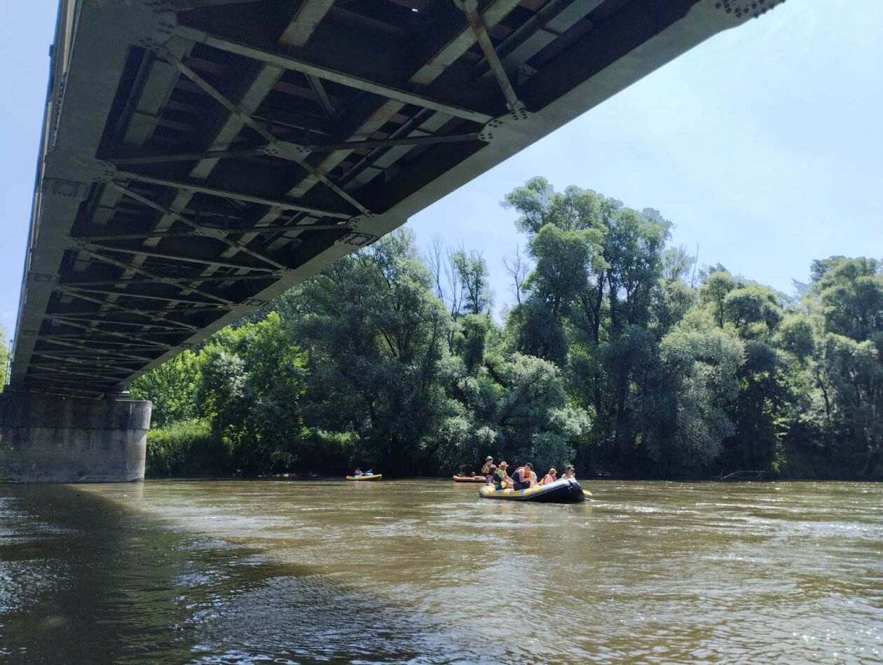 zajednički spust moto-nautičara po Muri 14