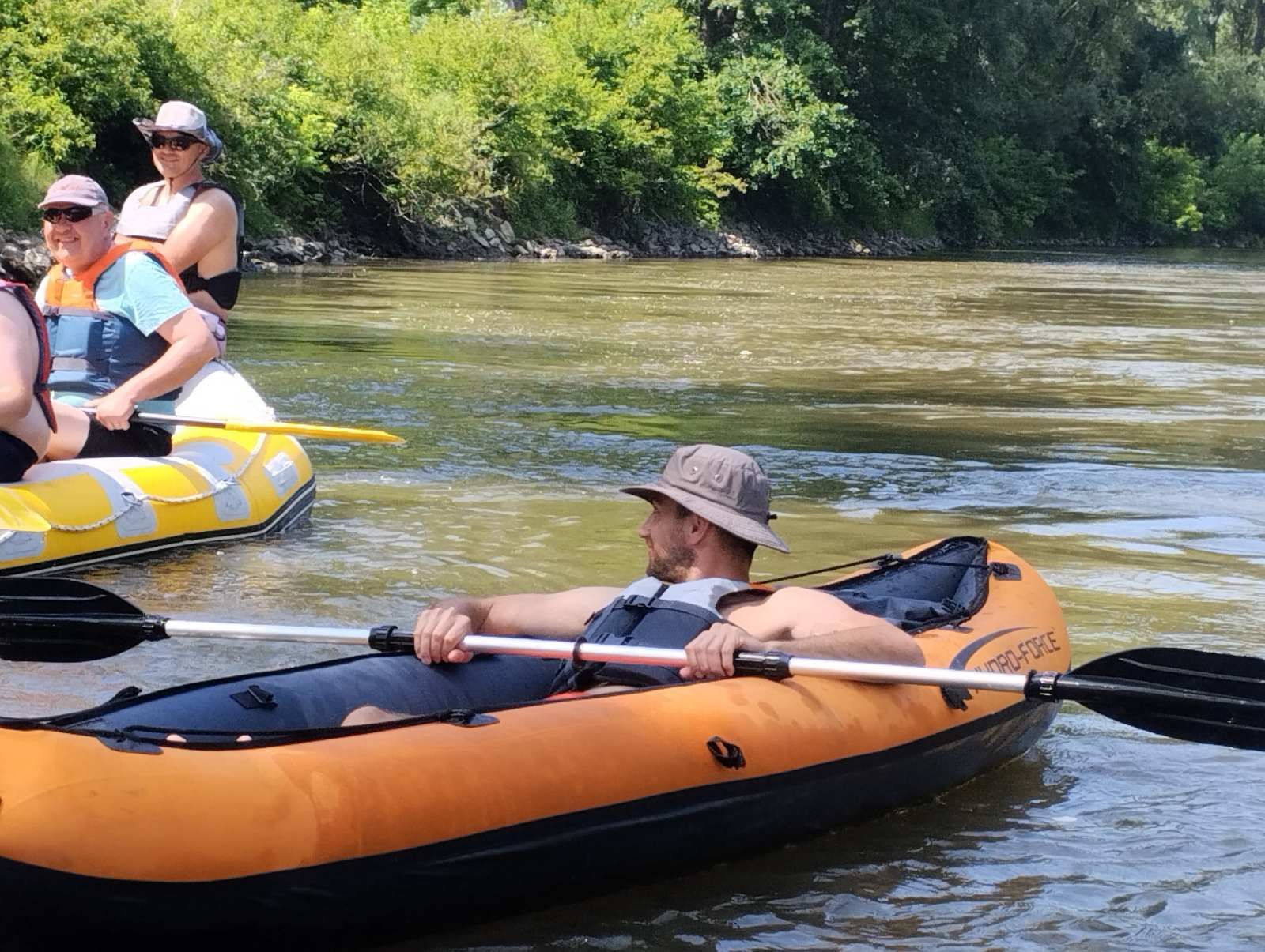 zajednički spust moto-nautičara po Muri 17