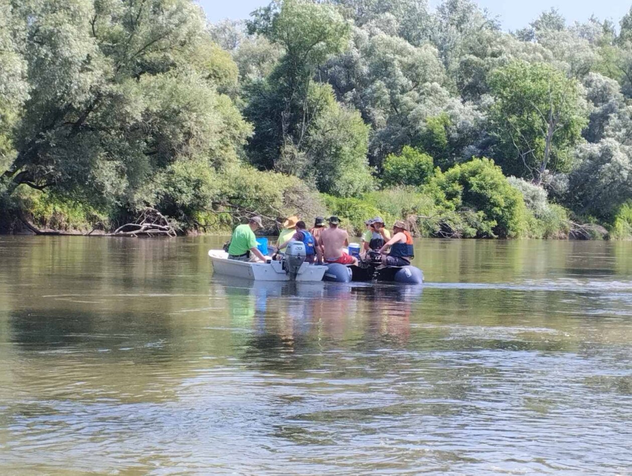 zajednički spust moto-nautičara po Muri 18