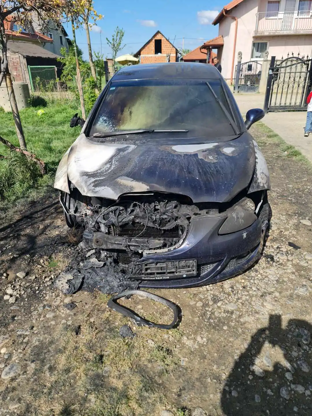 zapaljeni auto,kuršanec (4)