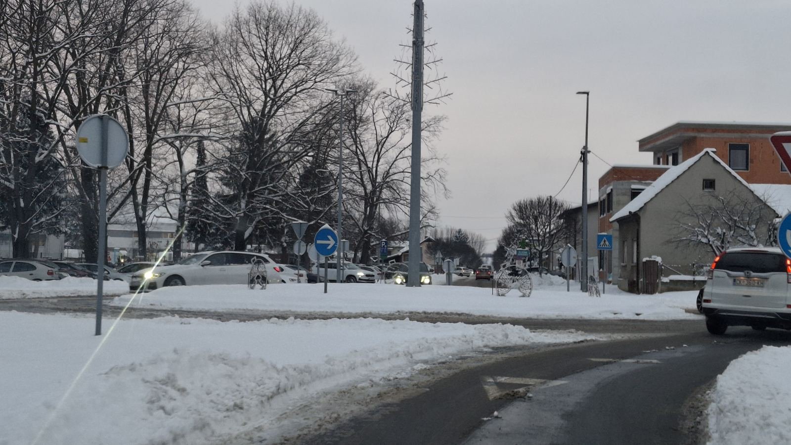 zima snijeg ceste Grad Čakovec (4)