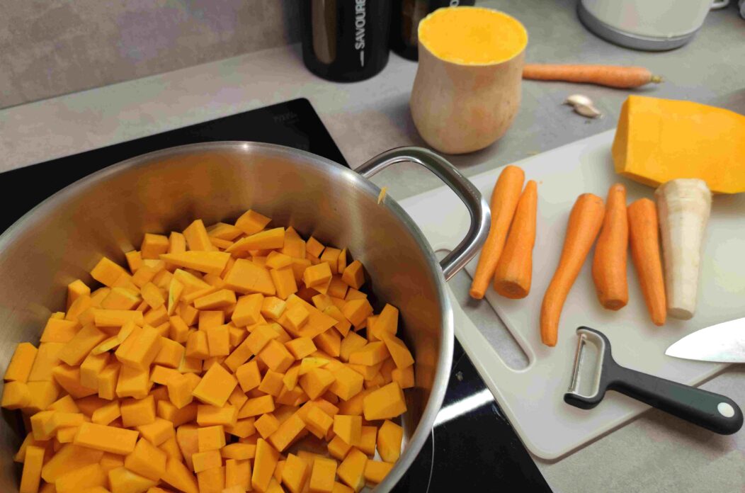 zimnica (3) priprema za juhuod buče zimnica, bundeva, brza i zdrava jela